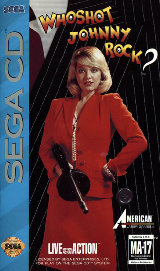 Who Shot Johnny Rock box art for Sega CD